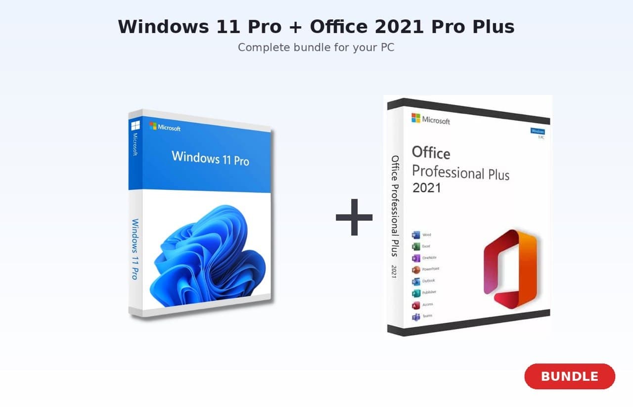 Windows 11 Pro + Office Professional Plus 2021